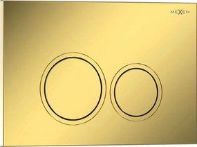 Mexen Tex 01 buton de spălare, auriu șampanie lucios - 6101-08