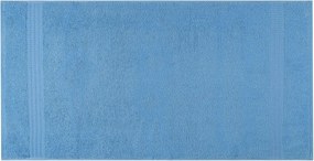 Prosop baie RAINBOW, albastru, bumbac, 50x90 cm