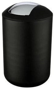 WENKO 21212100 - Coș BRASIL 19,5 x 31 cm, negru/crom lucios