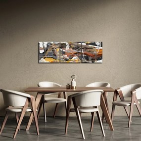 Tablou - Abstract (cu ceas) (90x30 cm)