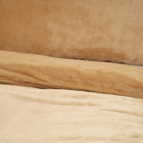 Lenjerie de pat din microflanel 4Home bej, 140 x 200 cm, 70 x 90 cm
