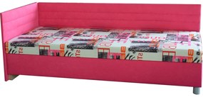 Pat de o persoană (canapea) 90 cm Emil 2 (cu saltea molitan) (S). 774237