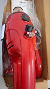 La mâna a doua: Aspirator vertical Rosberg R51001A, 600W, 800 ml, Filtru HEPA, Manual, Rosu