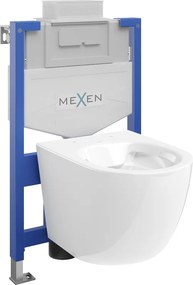 Mexen Lena set încastrat WC cadru Fenix XS-U cu vas WC, alb lucios - 6853322XX00