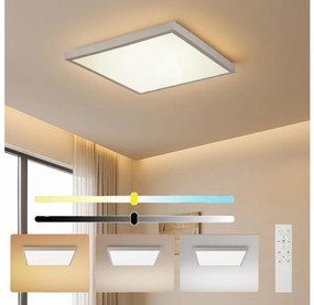 Brilagi FRAME SMART - corp de iluminat LED reglabil pentru baie LED/50W/230V 60x60 IP44 + telecomandă
