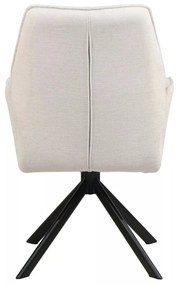 Scaun Hugo bej deschis/negru Brego22