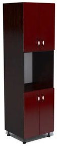 Soldat 60 cu 4 usi cu spatiu cuptor Zebra MDF rosu simplu
