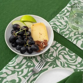 Suport pentru farfurii din in 35x45 cm Evergreen Damask – Linen Tales