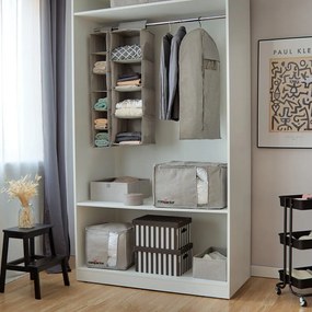 Cutie de depozitare cu vacuum Compactor Oxford, 125 l, gri