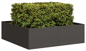 vidaXL Jardinieră Negru 100x100x30 cm Oțel
