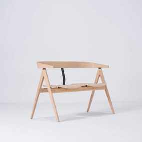 Bancă din lemn de stejar Gazzda Ava, natural