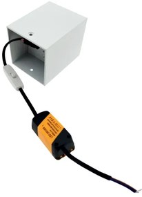 Spot LED/5W/230V 3000/4000/6400K 7,5x7,5 cm alb