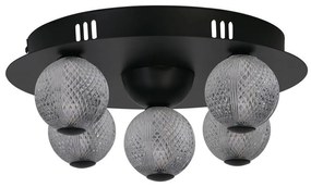 Plafoniera LED design modern Asteroid Led negru