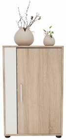 Mobilier de perete de living, alb/arinsonoma, ASOLE NEW