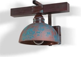 BRILAGI - Aplică de perete VIRIONI 1xE27/60W/230V maro/patină