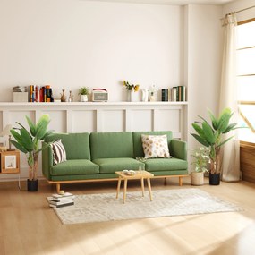 HOMCOM Set de 2 plante artificiale interioare 120 cm bananieri în ghiveci pentru decor acasă, birou, living, dormitor | Aosom Romania