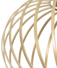 Plafoniera design auriu 30 cm - Johanna