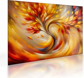 Tablou pe sticlă - Copac de toamnă (70x50 cm)