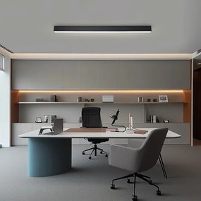 Brilagi - Plafonier LED dimabil SLEEKLINE LED/40W/230V Wi-Fi Tuya negru + telecomandă