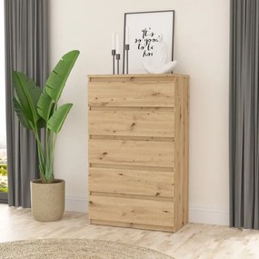 Comodă cu sertare MAO, stejar Artisan