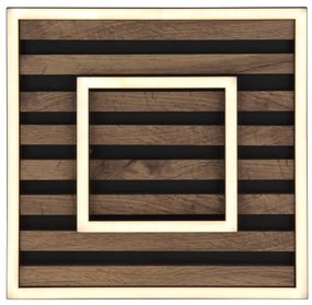 Plafonieră LED Globo 67345D WOODY LED/18W/230V 3000K 30x30 cm