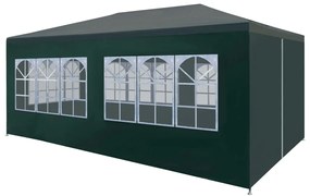 Cort pentru petrecere, verde, 3 x 6 m