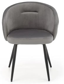 Set 4 scaune K430 velvet gri