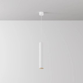 Pendul LED iluminat design tehnic FOCUS D-5,2cm alb