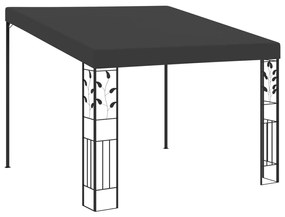 vidaXL Pavilion de perete, antracit, 3 x 3 x 2,5 m
