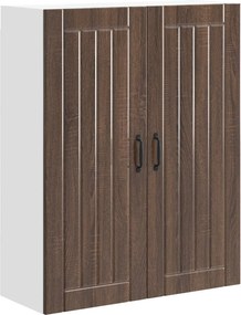 vidaXL Dulap suspendat de bucătărie Stejar închis 80 x 31 x 100 cm