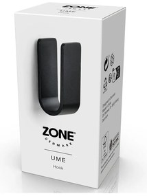 Cârlig negru de montat pe perete din metal Ume – Zone
