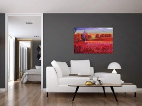 Tablou - Peisaj roșu (90x60 cm)