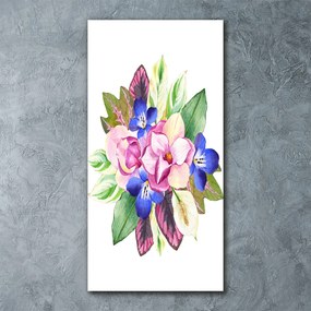 Tablou din Sticlă Buchet de flori