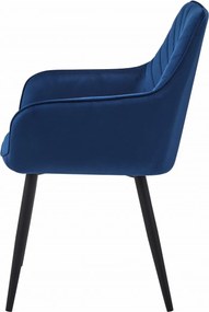 Reducere Scaun de masa NANA VELVET, albastru II. calitate