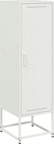vidaXL Dulap înalt, alb, 36x39x123 cm, oțel