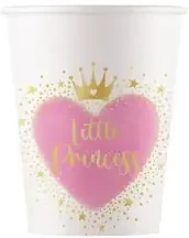 Prințese Little Princess pahar de hârtie 8 buc 200 ml FSC