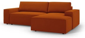 Colțar cărămiziu extensibil (cu colț pe partea dreaptă) Jodie – Micadoni Home