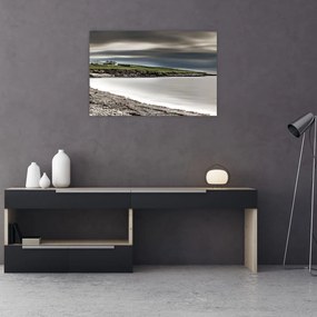 Tablou cu lac în amurg (90x60 cm)