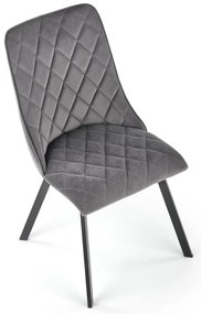 Scaun de bucaterie Nyx, gri/negru