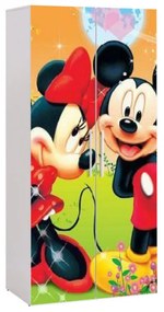 Dulap Minnie si Mickey Red Edition 2 usi