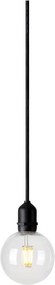 Markslöjd 107989- Lampă LED suspendată de exterior GARDEN24 LED/2,86W/24V IP44 negru/transparent