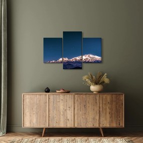 Tablou cu munți și cerul nocturn (90x60 cm)