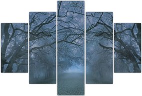 Tablou - Pădurea în ceață (150x105 cm)