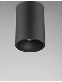 Spot aplicat tavan aluminiu NIDO negru