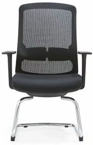 Scaun de birou ergonomic  , fix cu picioare de aluminiu , design modern și elegant ,calitate premium ,dimensiuni 650*570*1035 mm
