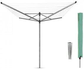 Uscator rufe exterior Brabantia Lift-O-Matic 60m, frigarui metalice pentru sapat sau betonare, carcasa 90300270