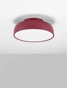 Plafoniera LED stil modern 2700K NOELIA bordeaux 40cm