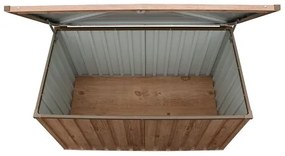 Duramax Cutie de depozitare pentru grădină maro,134 x 74 cm