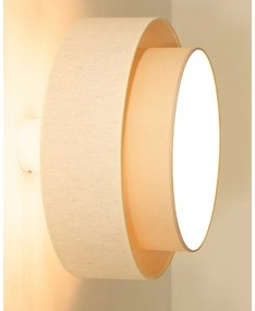 Lustru aplicat NATIA 1xE27/60W/230V crem