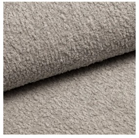 Pat matrimonial bej tapițat cu spațiu de depozitare cu somieră 180x200 cm Mattis – Meise Möbel